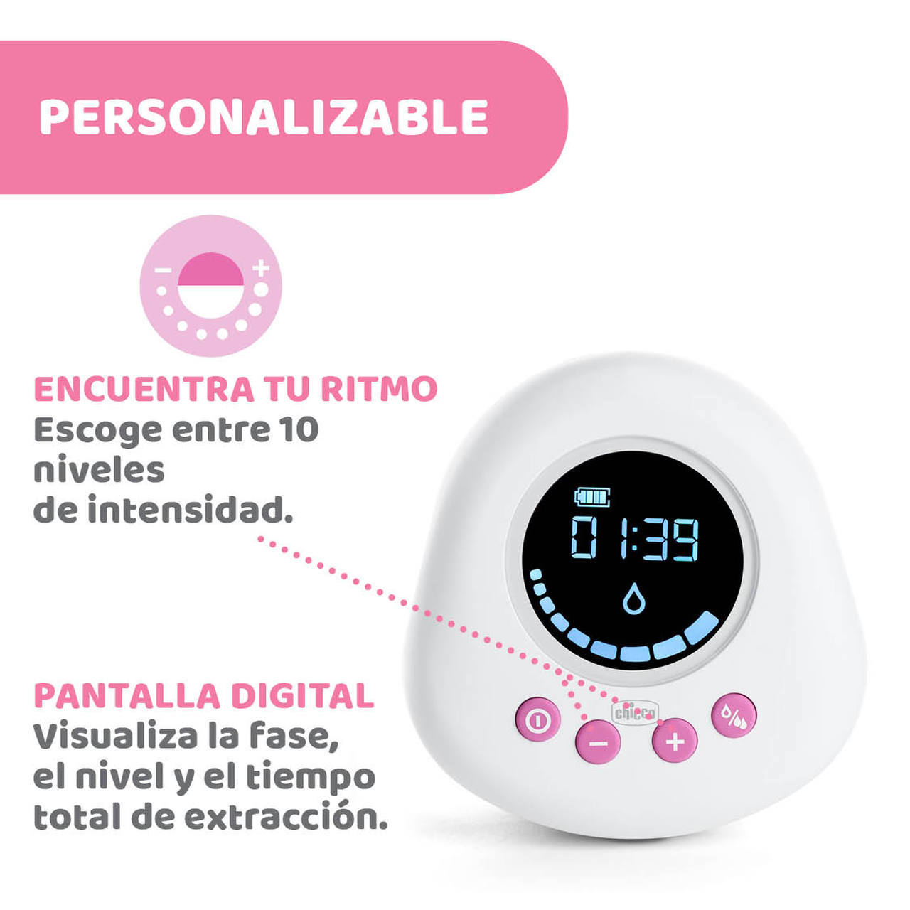 SACALECHES ELECTRICO CHICCO - Imagen 3