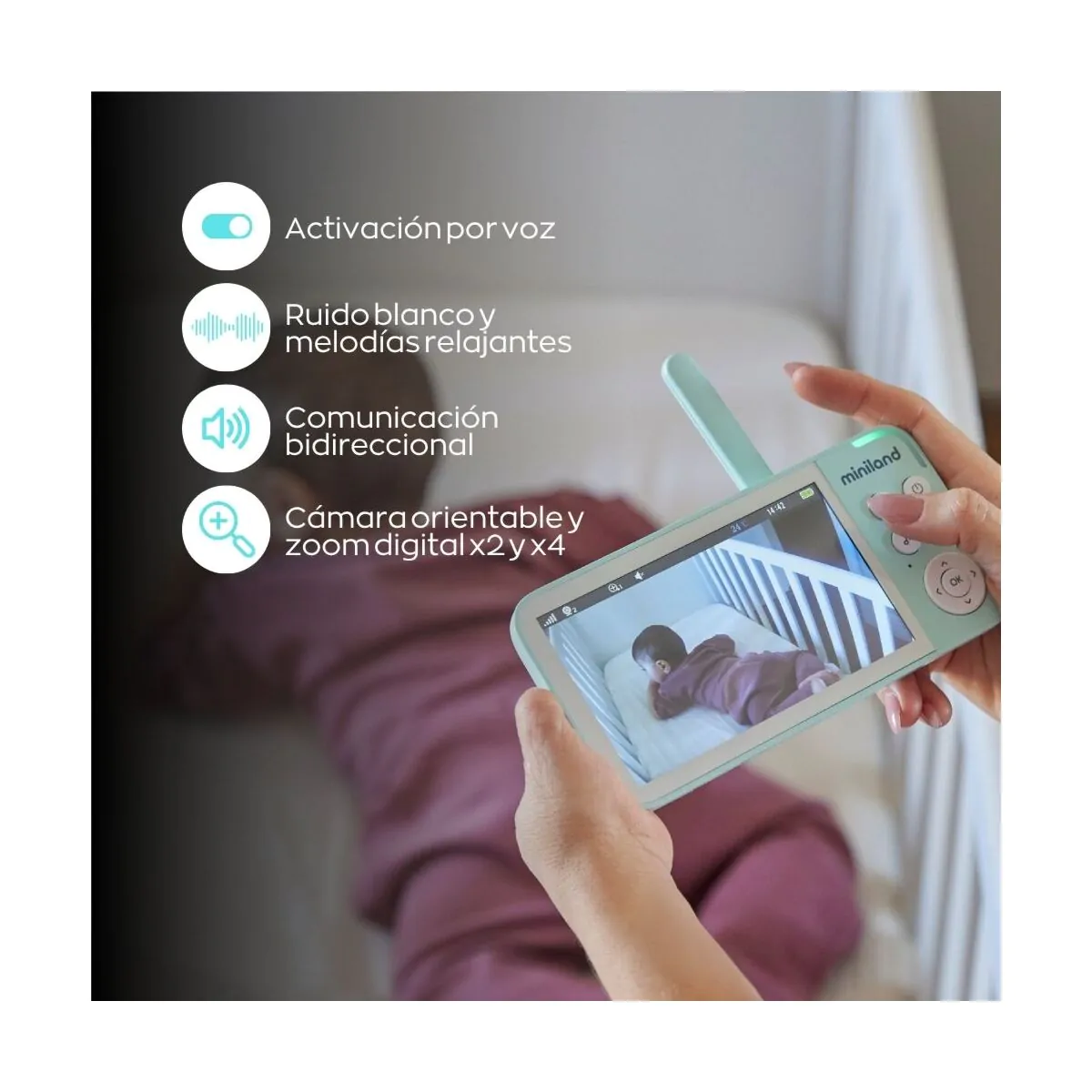 Digimonitor 5″ HD Miniland - Imagen 4