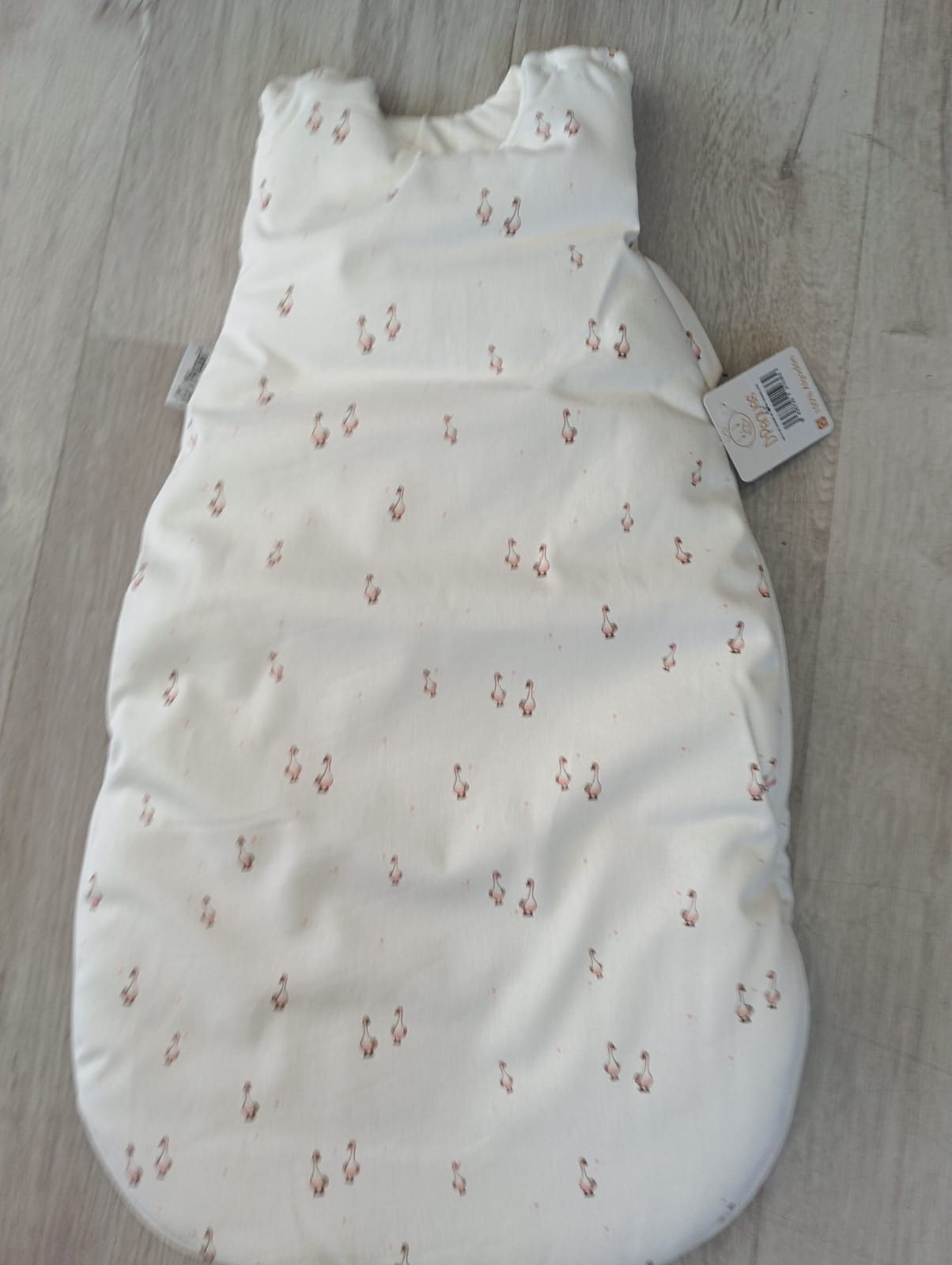 Saco dormir T.0-6 meses ocas rosa D´peques