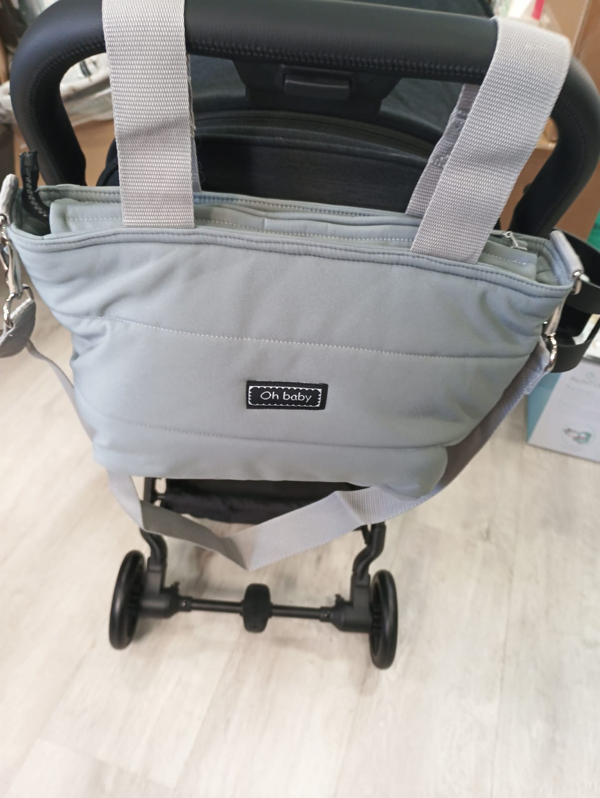 Mini talega softshell gris Rosy Fuentes